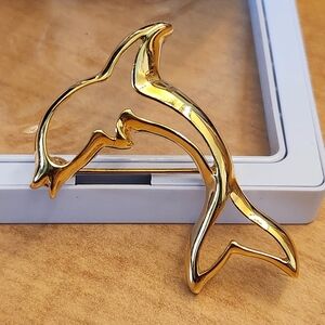 Vintage Napier Dolphin Brooch